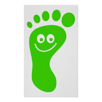 Happy Foot Posters | Zazzle