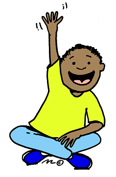 Put your hand up clipart