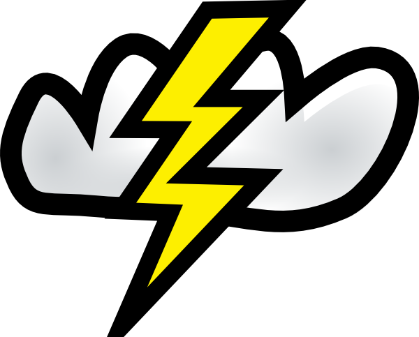 Thunder Storm Clip Art - vector clip art online ...