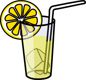 Lemonade Glass clip art - vector clip art online, royalty free ...