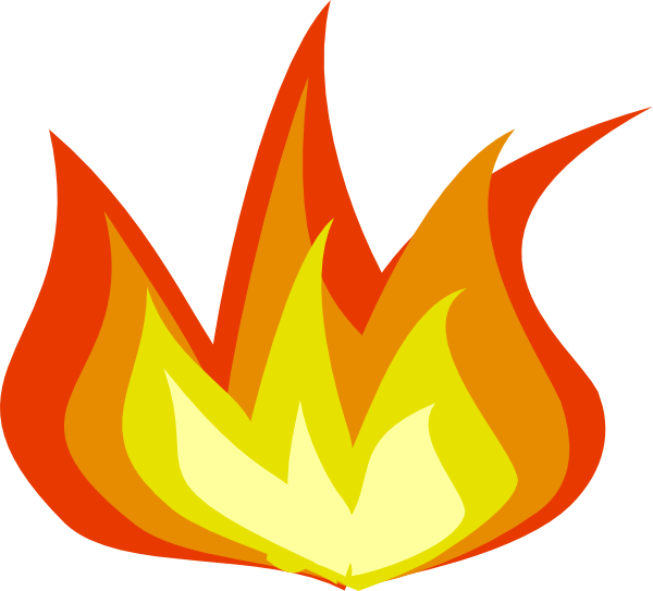 Flames clipart images