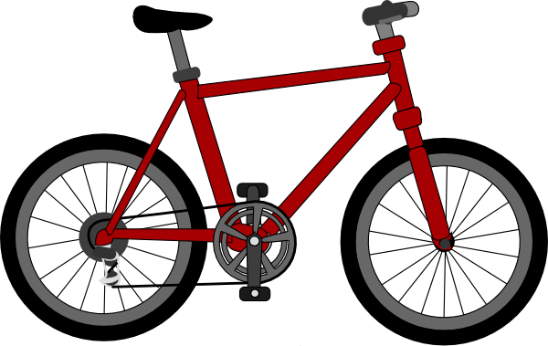 Bicycle Cartoon Clipart