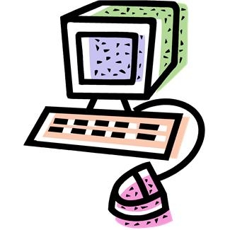 Library Computer Clipart