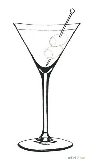 Cocktail Glass Drawing - ClipArt Best