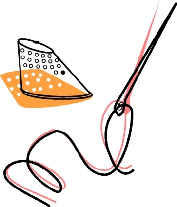 Needle Thread And Timble clip art Free Vector - Objects Vectors ...