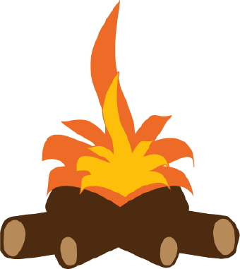 Log Fire clip art