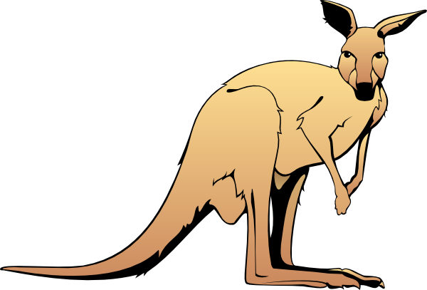 Free to Use & Public Domain Kangaroo Clip Art