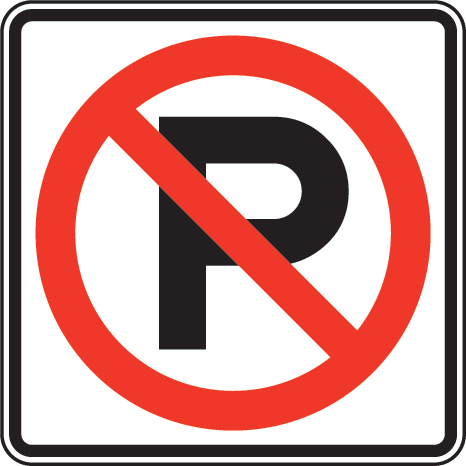 International No Parking Symbol Sign by SafetySign.com - Y2733 ...