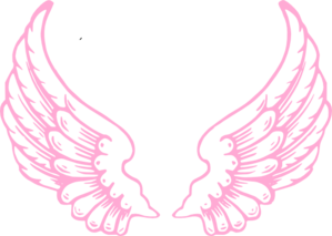 Pink Guardian Angel Wings Clip Art - vector clip art ...