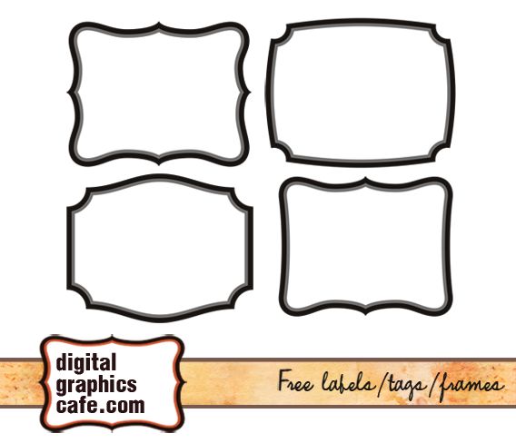 Free digital labels, frames, digital scrapbooking | Digital ...