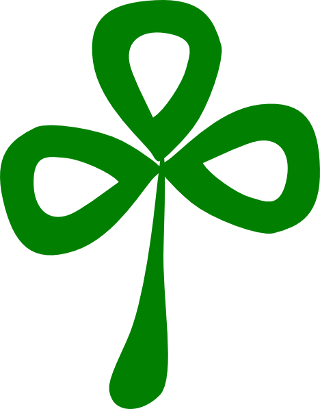 Three Leaf Clover Clip Art - vector clip art online ...