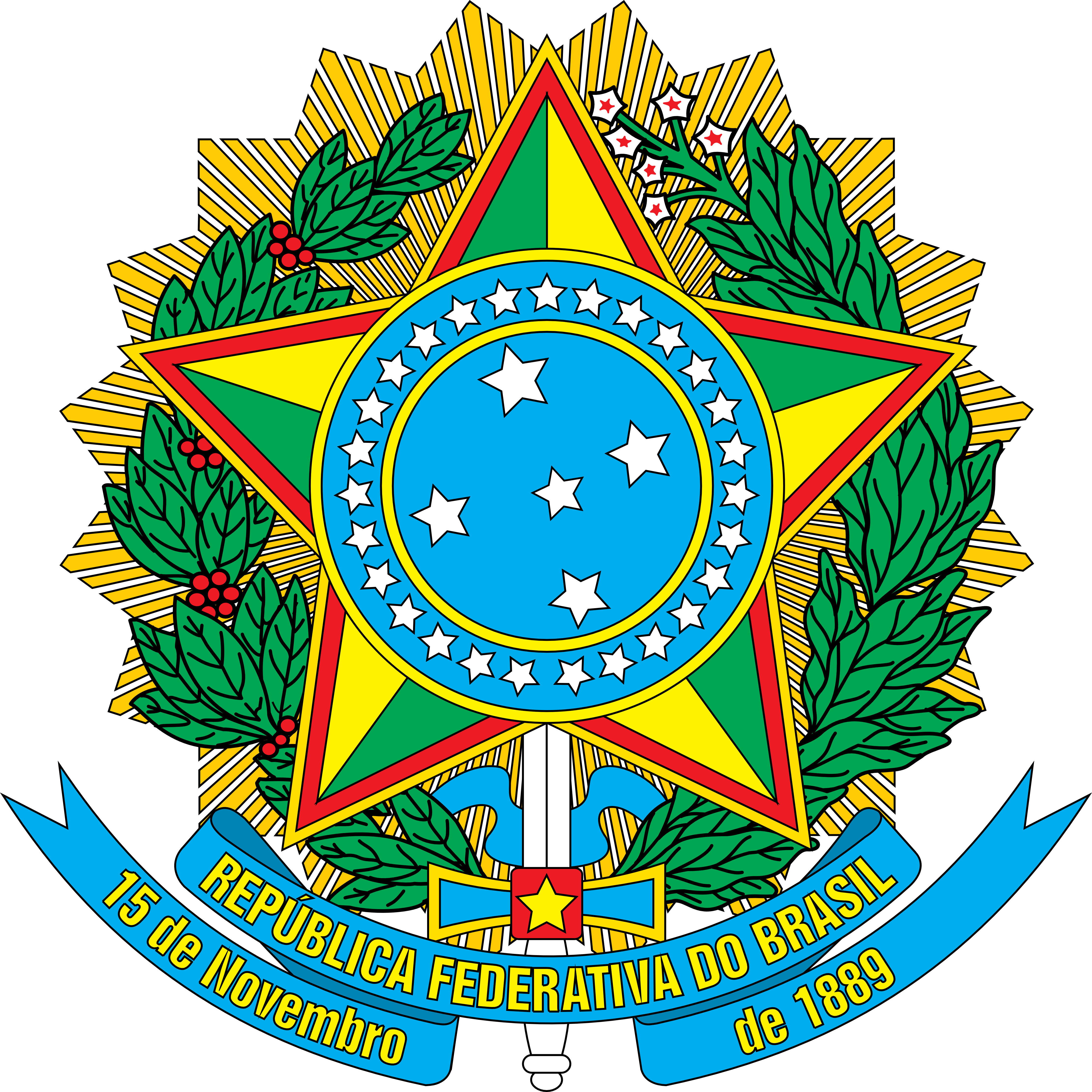 Coat of Arms of Brazil Flag Flags of the World openclipart.org ...