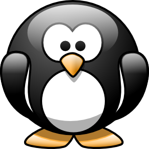 Cartoon Penguin 2 Clip Art - vector clip art online ...