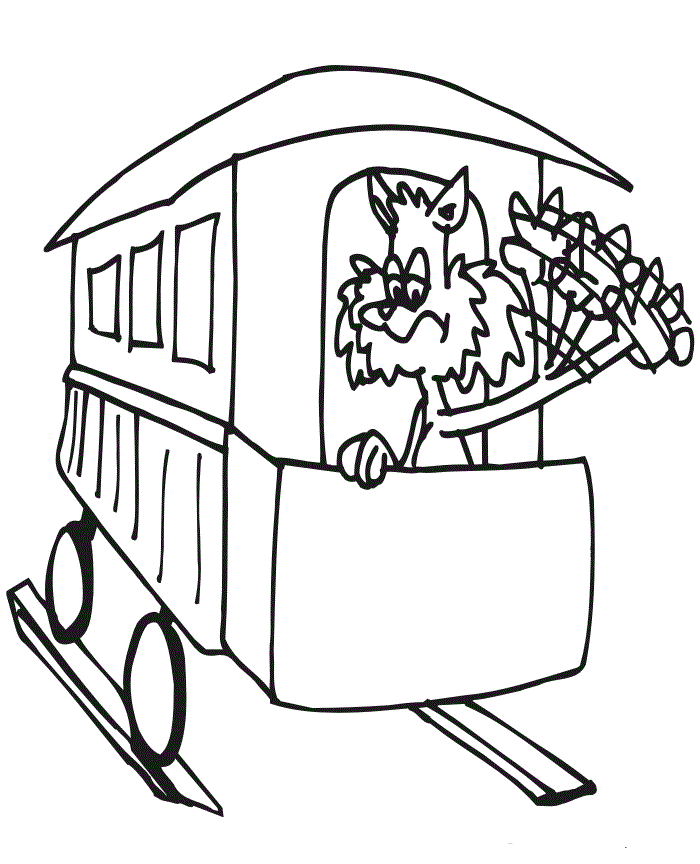 Toy Train Coloring Pages - ClipArt Best