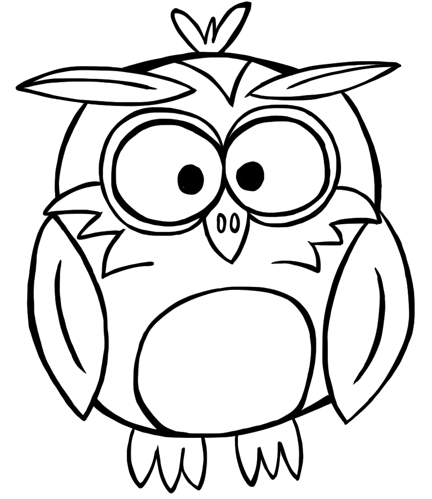 Outline Of An Owl | Free Download Clip Art | Free Clip Art | on ...