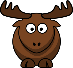 Cartoon Elk Clip Art - vector clip art online ...