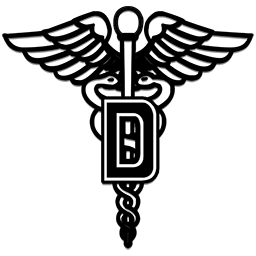 Dental medical caduceus logo symbol clipart image - ipharmd.net