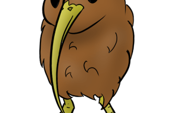 Cute Kiwi Bird Drawing - ClipArt Best