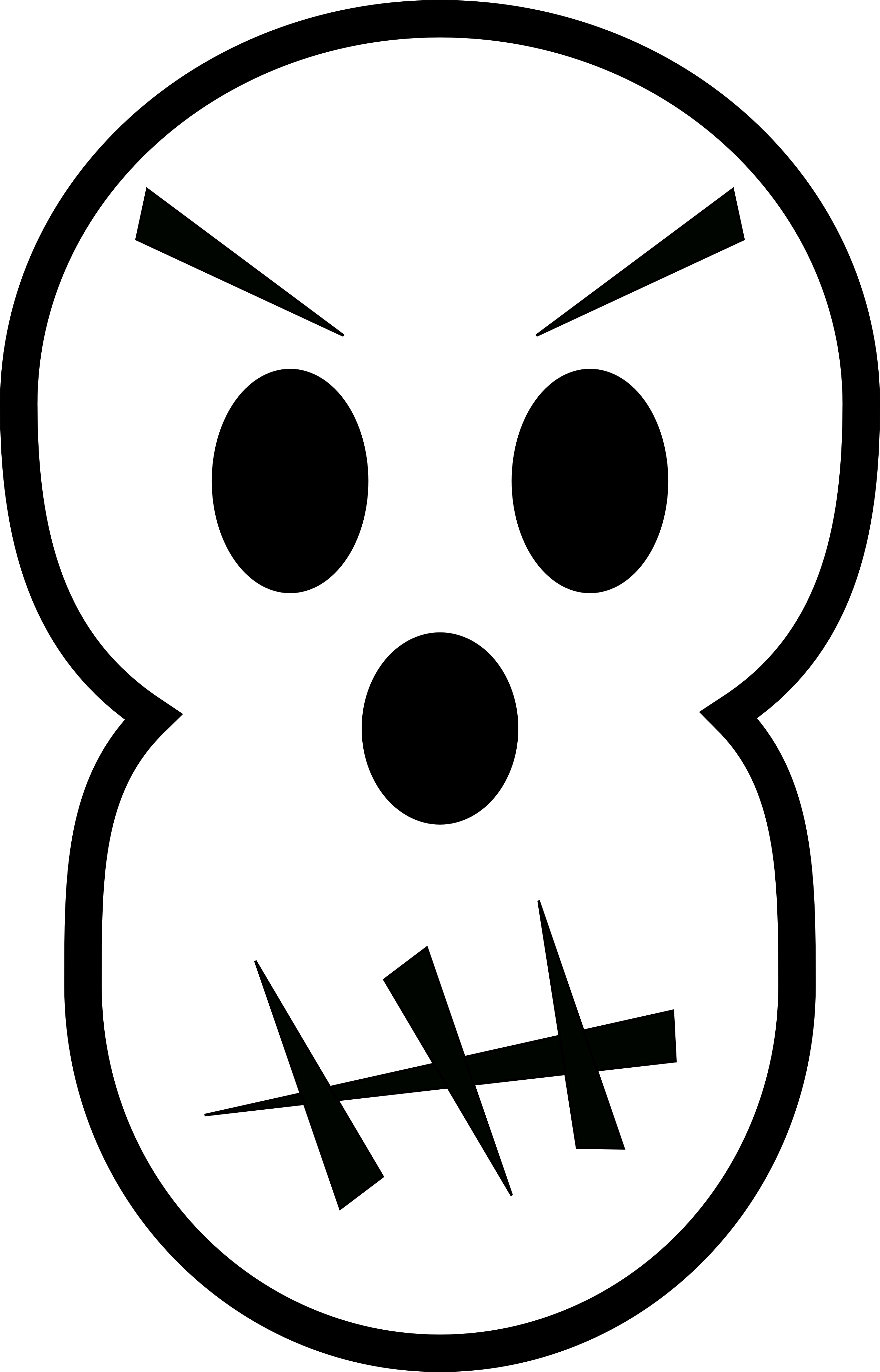 Clip Art: Angry Skull Halloween Halloween 2011 ...