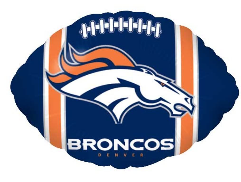 Bronco football clipart