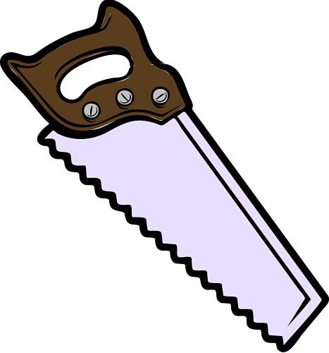 Tenon saw clipart