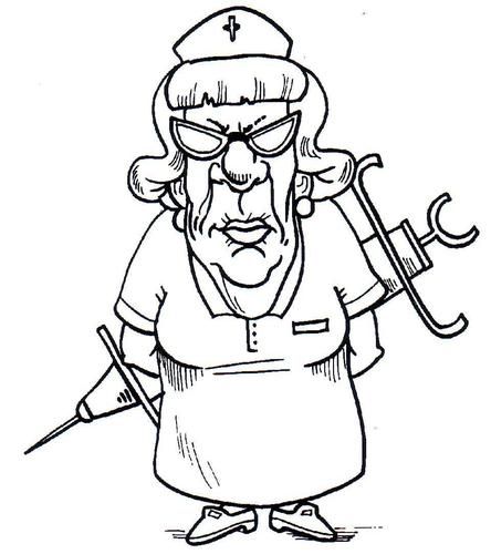 Cartoon Scary Nurse Clipart Best