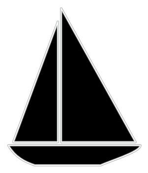 Boat Outline - ClipArt Best