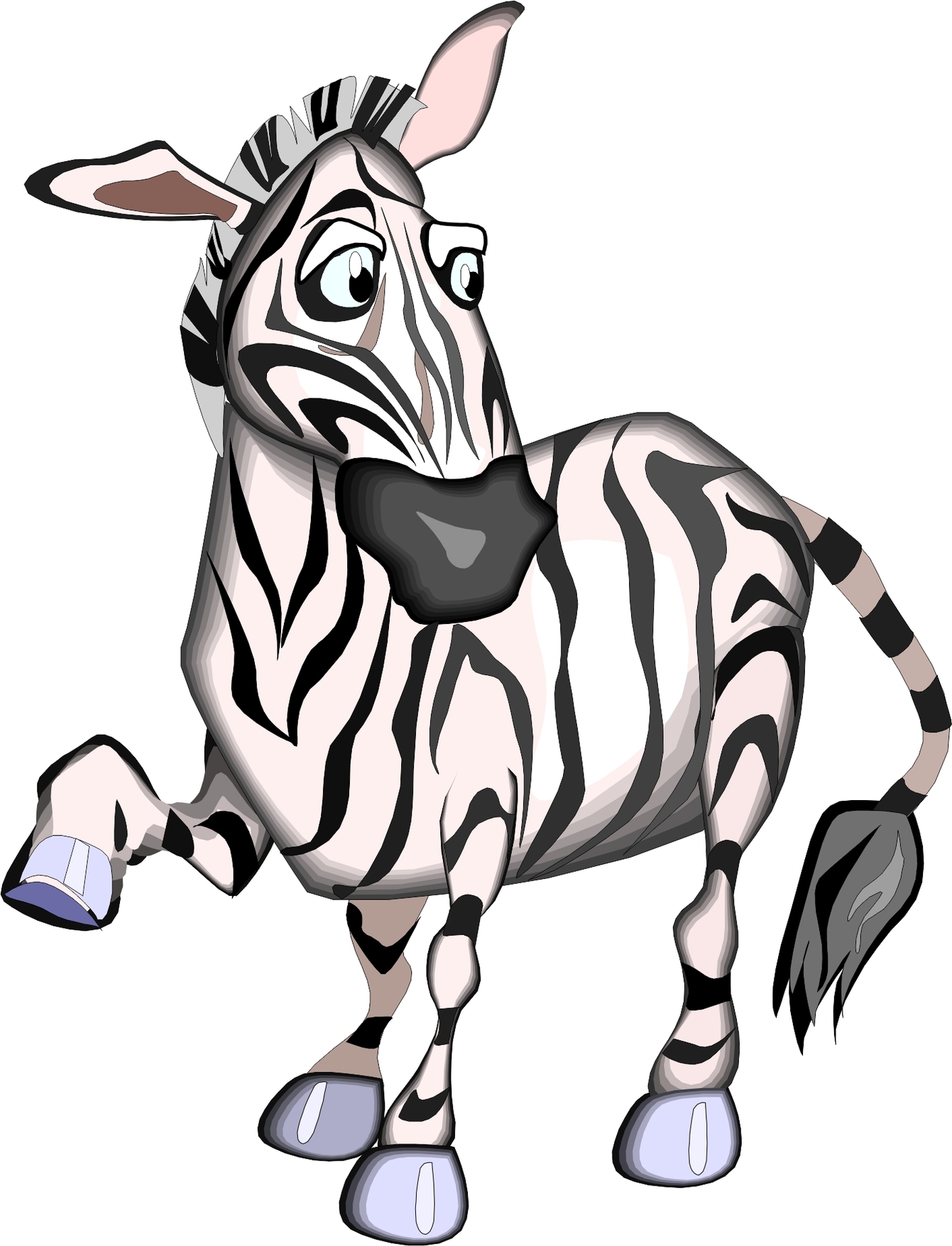 Zebra Cartoons Clipart - Free to use Clip Art Resource