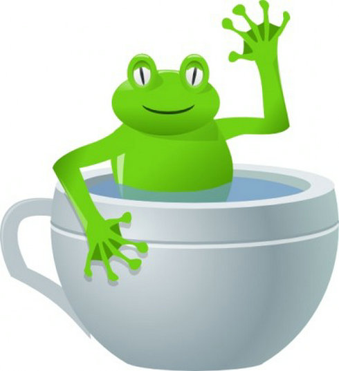 Frog In Tea Cup Clip Art | Free Vector Download - Graphics,