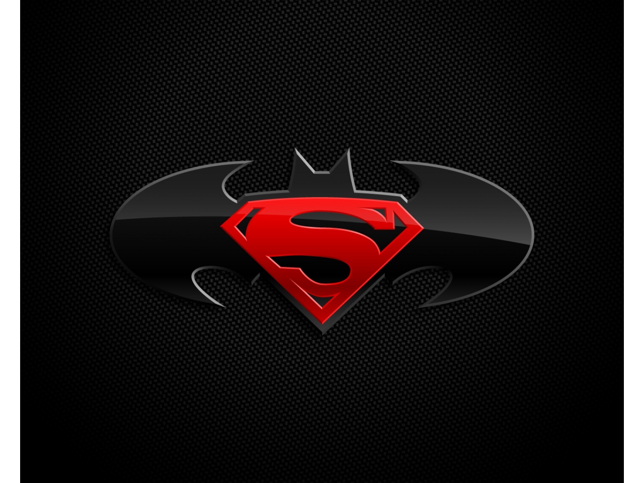 Batman Superman Logo Wallpaper - ClipArt Best