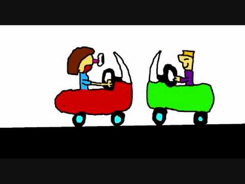 My animated car accident - YouTube