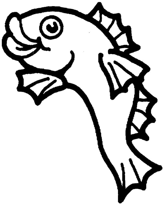 Black And White Fish Drawings Clipart - Free to use Clip Art Resource