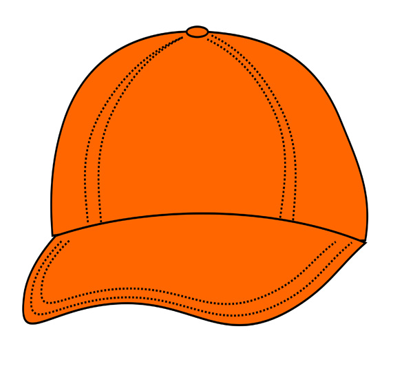 Kids baseball cap clipart