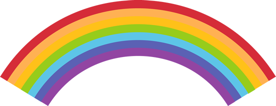 Free clip art rainbows clipart image #5291