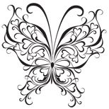 line art - butterfly