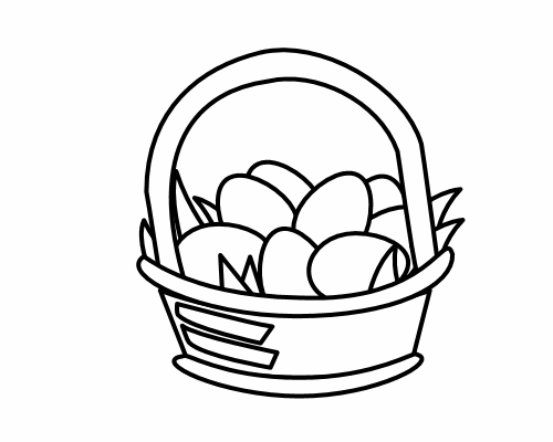 Egg-carton Black And White Clipart