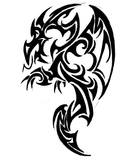 Tribal dragon tattoos, Dragon and deviantART