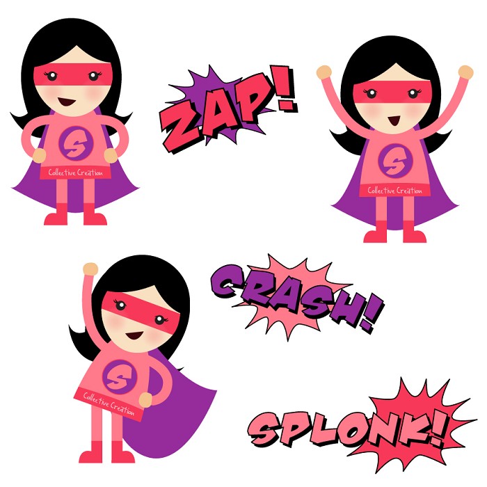 Super Girl Clipart