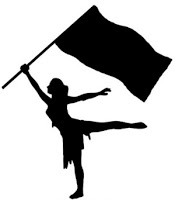 Color guard clipart marching band