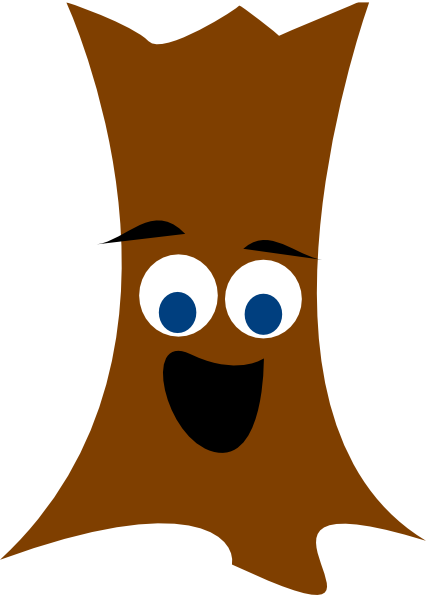 Tree trunks clipart