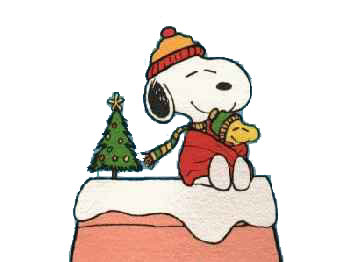 Free snoopy christmas clip art