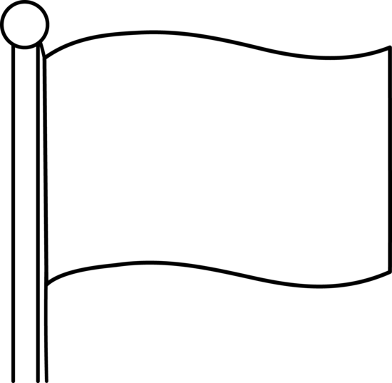 Blank flag clipart