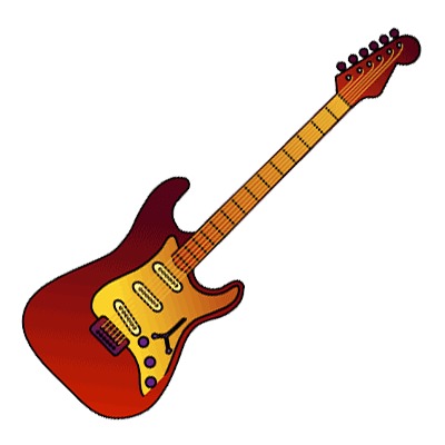 Cartoon Electric Guitar