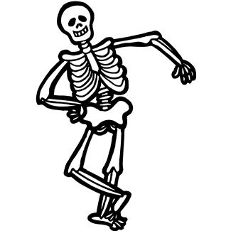 Human skeleton outline clip art free vector in open office drawing ...