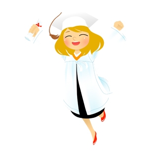 Graduation Clipart Girl