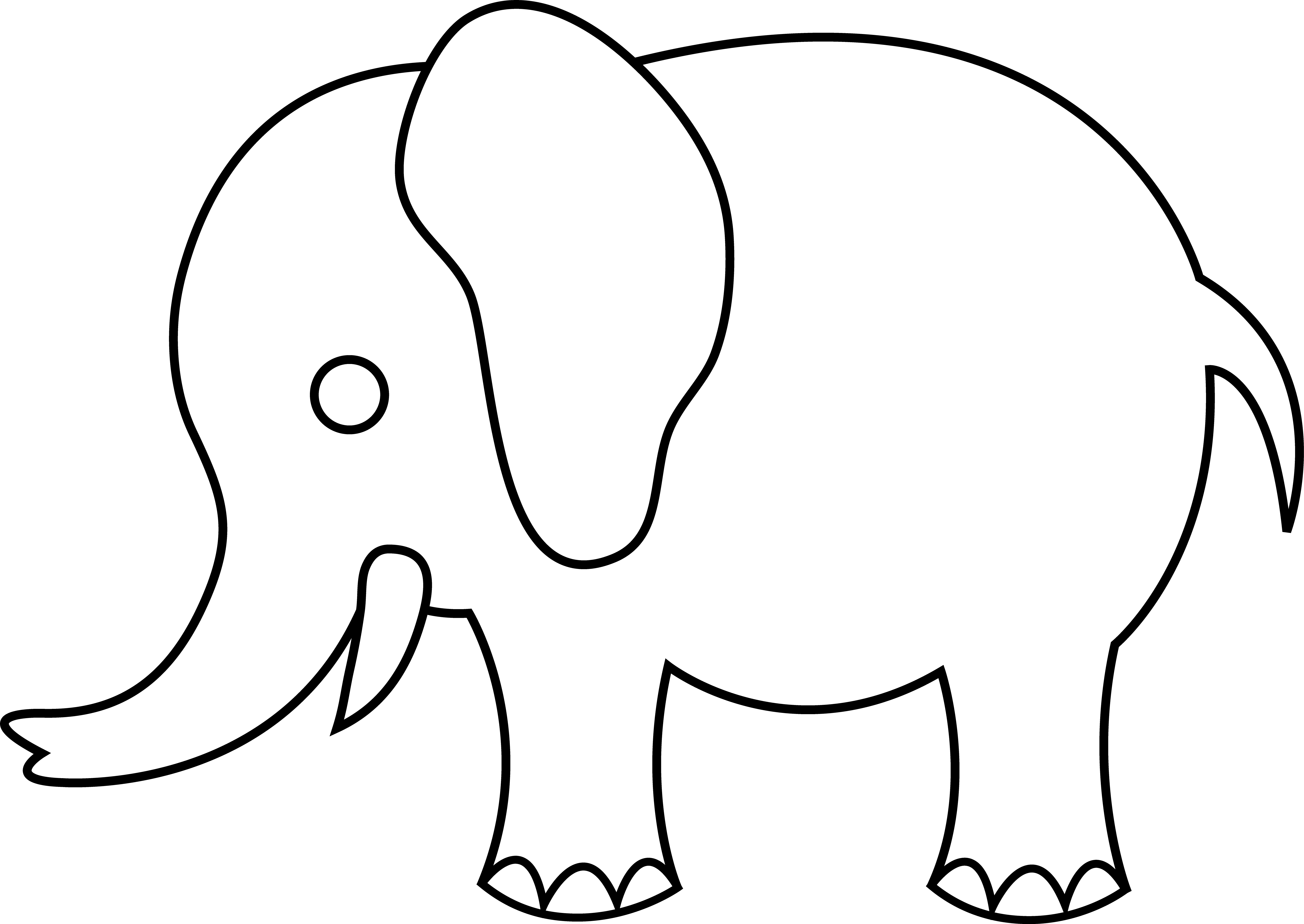 Simple Cartoon Elephant | Free Download Clip Art | Free Clip Art ...