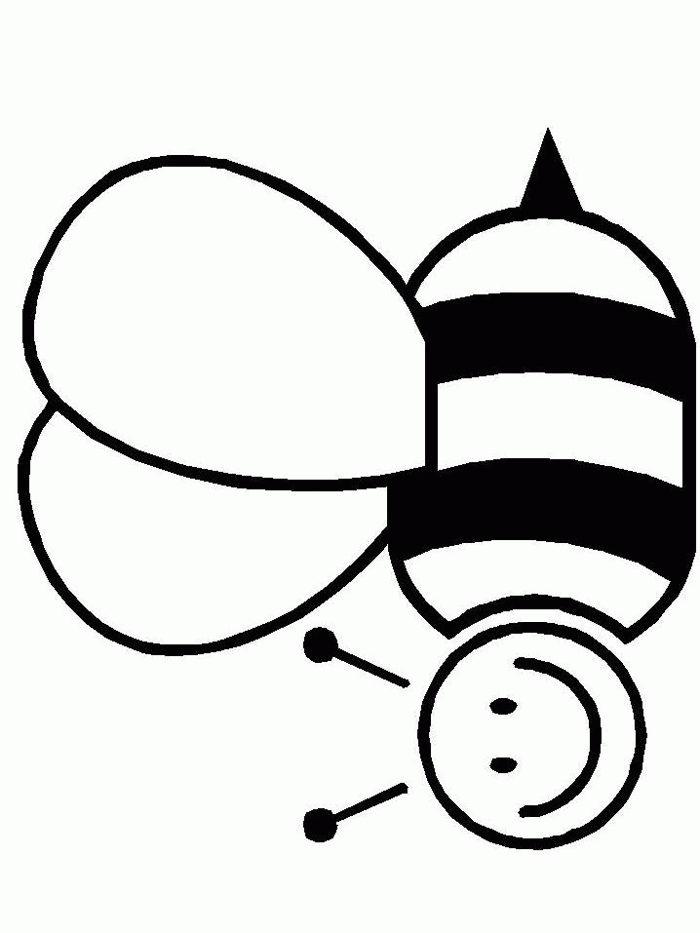 Free Printable Bumble Bee Template