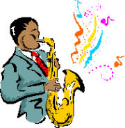 Jazz music clipart