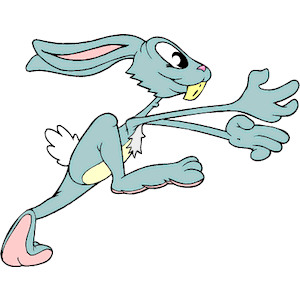 Clipart rabbit running