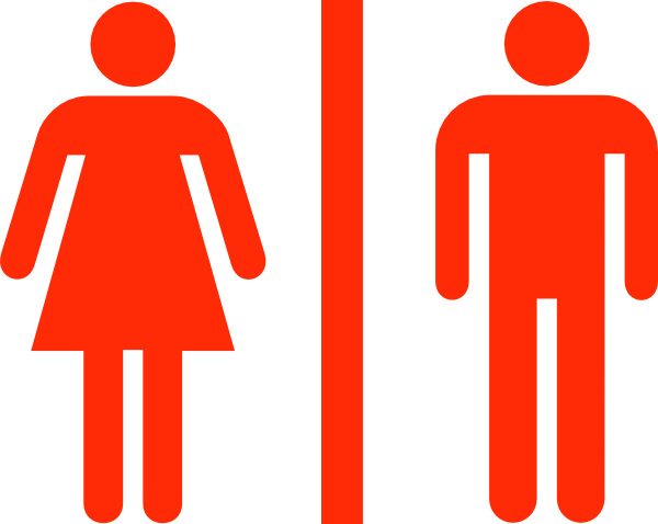 Man bathroom sign clipart